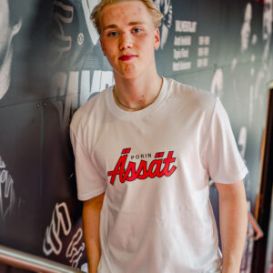 T-paita Ässät retroscript Valkoinen 5XL