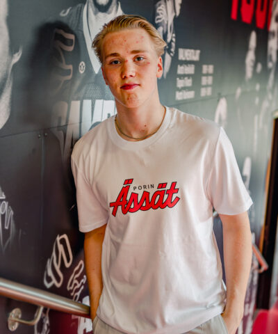 T-paita Ässät retroscript Valkoinen 5XL