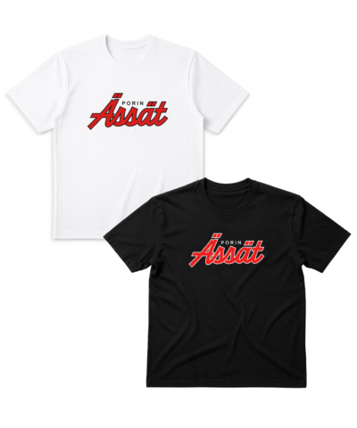 T-paita Ässät retroscript