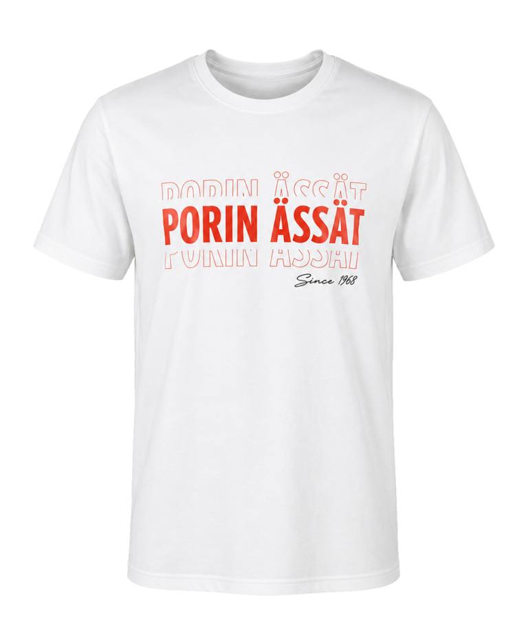 T paita Porin ss t tekstill Valkoinen Porin ss t t-paita-porin-ss-t-tekstill-valkoinen-porin-ss-t